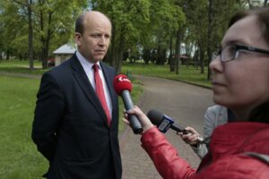 Minister zdrowia Konstanty Radziwiłł odwiedził Rytwiany (6 maja 2016 r) / Jarosław Kubalski / Radio Kielce