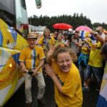 Powitanie Vive Tauron Kielce przed Halą Legionów (30 maja 2016 r). / Wojciech Habdas / Radio Kielce