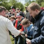 Wytopki Ołowiu w Parku Etnograficznym w Tokarni (15 maja 2016 r). / Jarosław Kubalski / Radio Kielce