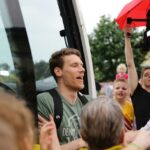 Powitanie Vive Tauron Kielce przed Halą Legionów (30 maja 2016 r). / Wojciech Habdas / Radio Kielce