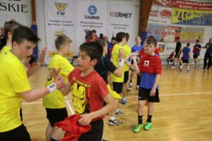 Młodzież Vive Tauronu mistrzami Polski trzynastolatków (15 maja 2016 r) Mecz finałowy. / Maciej Makuła / Radio Kielce