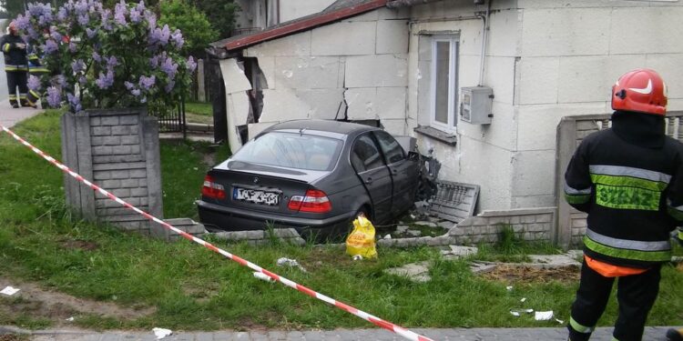 14.05.2016. Wypadek w Bielinach / fot. policja