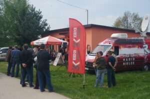 Protest mieszkańców Nowego Korczyna (4 maja 2016 r.) / Krzysztof Bujnowicz / Radio Kielce