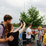 Powitanie Vive Tauron Kielce przed Halą Legionów (30 maja 2016 r). / Wojciech Habdas / Radio Kielce