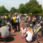 III Rodzinny Rajd Rowerowy Ścieżką Wzdłuż Wąskich Torów (22 maja 2016 r) / Ewa Pociejowska Gawęda / Radio Kielce