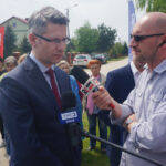 Protest mieszkańców Nowego Korczyna (4 maja 2016 r.) / Krzysztof Bujnowicz / Radio Kielce