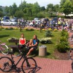 III Rodzinny Rajd Rowerowy Ścieżką Wzdłuż Wąskich Torów (22 maja 2016 r) / Ewa Pociejowska Gawęda / Radio Kielce