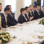 31.05.2016 Zawodnicy Vive Tauronu Kielce spotkali się z premier Beatą Szydło / Kancelaria Premiera