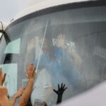 Powitanie Vive Tauron Kielce przed Halą Legionów (30 maja 2016 r). / Wojciech Habdas / Radio Kielce