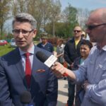 Protest mieszkańców Nowego Korczyna (4 maja 2016 r.) / Krzysztof Bujnowicz / Radio Kielce