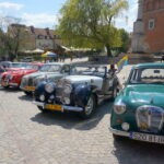 06.05.2016. Zabytkowe auta na Rynku w Sandomierzu / Grażyna Szlęzak-Wójcik / Radio Kielce
