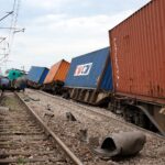 Staw Kunowski. Pociąg towarowy zderzył się z samochodem ciężarowym / Teresa Czajkowska / Radio Kielce