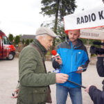 18.5.2016 Kielce. Interwencja w sprawie złego stanu drogi powiatowej między Sukowem a Borkowem. / Grzegorz Jamka / Radio Kielce