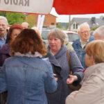 18.5.2016 Kielce. Interwencja w sprawie złego stanu drogi powiatowej między Sukowem a Borkowem. / Grzegorz Jamka / Radio Kielce