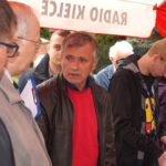 18.5.2016 Kielce. Interwencja w sprawie złego stanu drogi powiatowej między Sukowem a Borkowem. / Grzegorz Jamka / Radio Kielce