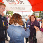 18.5.2016 Kielce. Interwencja w sprawie złego stanu drogi powiatowej między Sukowem a Borkowem. / Grzegorz Jamka / Radio Kielce