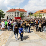 19.5.2016 Kielce. Juwenalia w pełni, studenci przeszli w barwnym korowodzie ulicami Kielc. / Wojciech Habdas / Radio Kielce