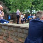 30.05.2016. Kolejne alarmy bombowe w Kielcach. Siedziba TVP 3 w Kieleckim Centrum Kultury / Paweł Solarz / Radio Kielce