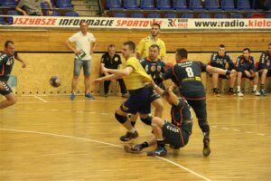 22.05.2016 II liga piłkarzy ręcznych: Vive Tauron II - Olimp Grodków / Maciej Makuła / Radio Kielce