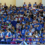 22.05.2016. Finał Pucharu Polski: Vive Tauron Kielce - Orlen Wisła Płock. Kibice Wisły / Kamil Król / Radio Kielce