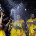 22.05.2016. Piłkarze ręczni Vive Tauronu Kielce zdobyli 13 w historii, a ósmy z rzędu Puchar Polski / Kamil Król / Radio Kielce