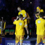 22.05.2016. Piłkarze ręczni Vive Tauronu Kielce zdobyli 13 w historii, a ósmy z rzędu Puchar Polski / Kamil Król / Radio Kielce