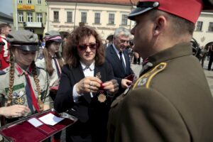 02.05.2016 Kielce. Dzień Flagi RP. Uroczystości na Rynku / Jarosław Kubalski / Radio Kielce