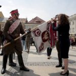02.05.2016 Kielce. Dzień Flagi RP. Uroczystości na Rynku / Jarosław Kubalski / Radio Kielce
