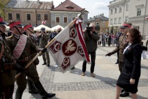 02.05.2016 Kielce. Dzień Flagi RP. Uroczystości na Rynku / Jarosław Kubalski / Radio Kielce