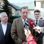 02.05.2016 Święty Krzyż. Minister środowiska Jan Szyszko odwiedził klasztor. / Jarosław Kubalski / Radio Kielce