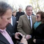 02.05.2016 Święty Krzyż. Minister środowiska Jan Szyszko odwiedził klasztor. / Jarosław Kubalski / Radio Kielce