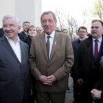 02.05.2016 Święty Krzyż. Minister środowiska Jan Szyszko odwiedził klasztor. / Jarosław Kubalski / Radio Kielce