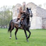 02.05.2016 Samsonów. Inscenizacja historyczna przedstawiająca walki majora Henryka Dobrzańskiego "Hubala". / Jarosław Kubalski / Radio Kielce