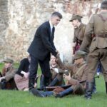 02.05.2016 Samsonów. Inscenizacja historyczna przedstawiająca walki majora Henryka Dobrzańskiego "Hubala". / Jarosław Kubalski / Radio Kielce