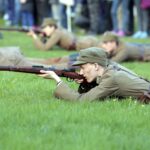 02.05.2016 Samsonów. Inscenizacja historyczna przedstawiająca walki majora Henryka Dobrzańskiego "Hubala". / Jarosław Kubalski / Radio Kielce