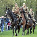 02.05.2016 Samsonów. Inscenizacja historyczna przedstawiająca walki majora Henryka Dobrzańskiego "Hubala". / Jarosław Kubalski / Radio Kielce