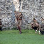 02.05.2016 Samsonów. Inscenizacja historyczna przedstawiająca walki majora Henryka Dobrzańskiego "Hubala". / Jarosław Kubalski / Radio Kielce