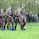 02.05.2016 Samsonów. Inscenizacja historyczna przedstawiająca walki majora Henryka Dobrzańskiego "Hubala". / Jarosław Kubalski / Radio Kielce