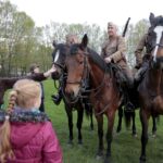 02.05.2016 Samsonów. Inscenizacja historyczna przedstawiająca walki majora Henryka Dobrzańskiego "Hubala". / Jarosław Kubalski / Radio Kielce