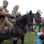 02.05.2016 Samsonów. Inscenizacja historyczna przedstawiająca walki majora Henryka Dobrzańskiego "Hubala". / Jarosław Kubalski / Radio Kielce