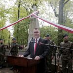 03.05.2016 Kielce. Uroczystości ustanowienia Konstytucji 3 Maja pod pomnikiem Stanisława Staszica w parku. / Jarosław Kubalski / Radio Kielce