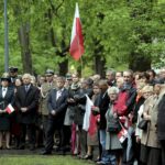03.05.2016 Kielce. Uroczystości ustanowienia Konstytucji 3 Maja pod pomnikiem Stanisława Staszica w parku. / Jarosław Kubalski / Radio Kielce
