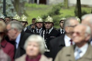 03.05.2016 Kielce. Uroczystości ustanowienia Konstytucji 3 Maja pod pomnikiem Stanisława Staszica w parku. / Jarosław Kubalski / Radio Kielce