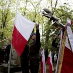 03.05.2016 Kielce. Uroczystości ustanowienia Konstytucji 3 Maja pod pomnikiem Stanisława Staszica w parku. / Jarosław Kubalski / Radio Kielce