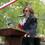 03.05.2016 Kielce. Uroczystości ustanowienia Konstytucji 3 Maja pod pomnikiem Stanisława Staszica w parku. / Jarosław Kubalski / Radio Kielce