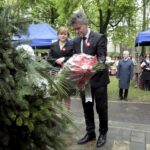 03.05.2016 Kielce. Uroczystości ustanowienia Konstytucji 3 Maja pod pomnikiem Stanisława Staszica w parku. / Jarosław Kubalski / Radio Kielce