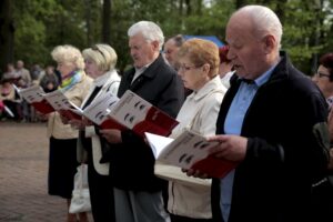 03.05.2016 Kielce. Świeto konstytucji 3 Maja. Pieśniobranie w Parku Miejskim. / Jarosław Kubalski / Radio Kielce