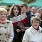 03.05.2016 Kielce. Świeto konstytucji 3 Maja. Pieśniobranie w Parku Miejskim. / Jarosław Kubalski / Radio Kielce