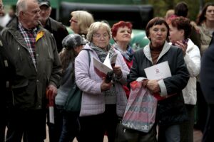 03.05.2016 Kielce. Świeto konstytucji 3 Maja. Pieśniobranie w Parku Miejskim. / Jarosław Kubalski / Radio Kielce