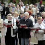 03.05.2016 Kielce. Świeto konstytucji 3 Maja. Pieśniobranie w Parku Miejskim. / Jarosław Kubalski / Radio Kielce
